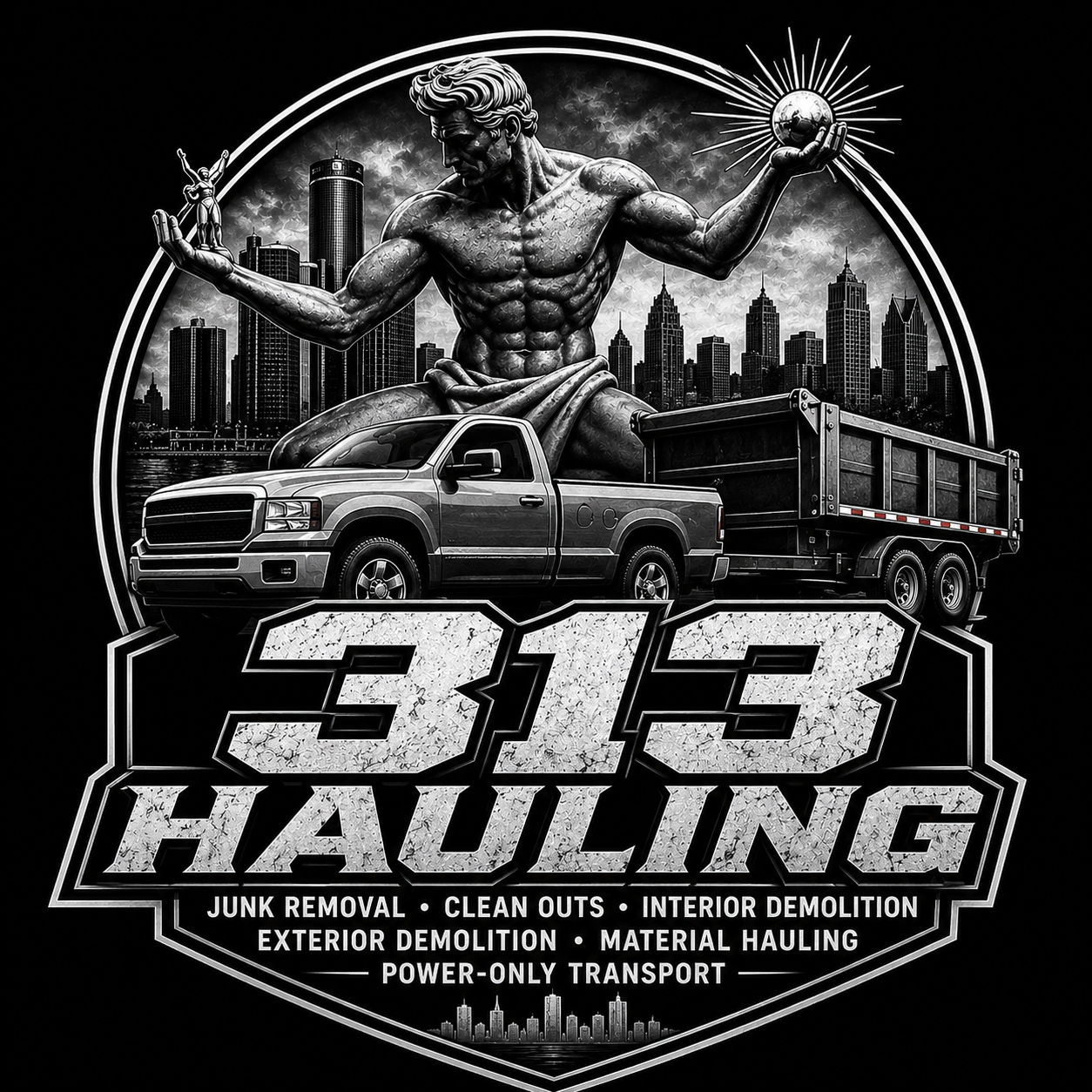 313 Hauling logo